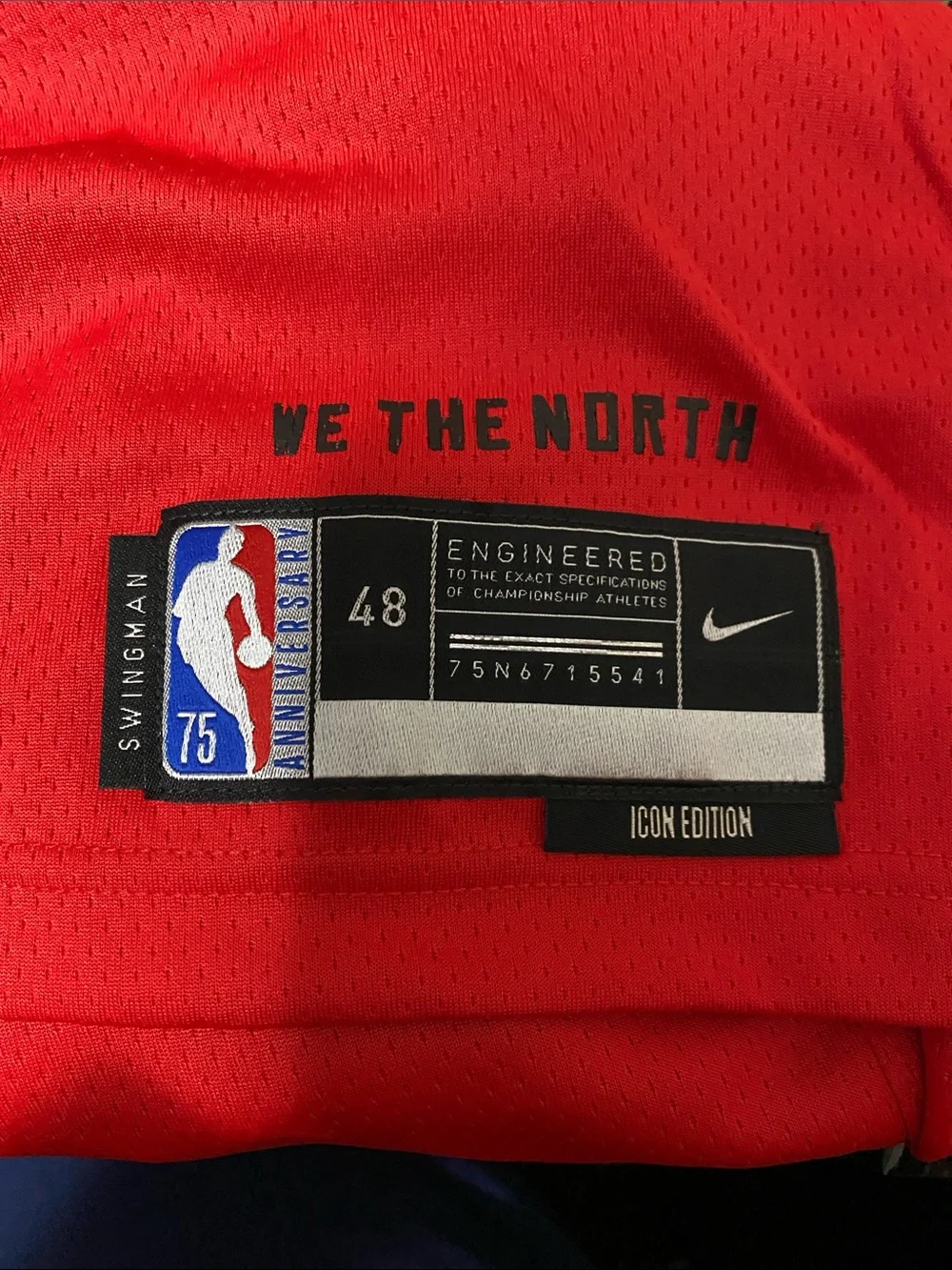 Nike Toronto Raptors NBA Swingman Icon Edition Jersey – NWT – Men’s Large (48)
